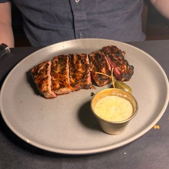 Butcher & The Bear - NY Strip with truffle butter - Steakhouses Near Me - Chicago, Illinois Butcher & The Bear - NY Strip with truffle butter - Steakhouses Near Me - Chicago, Illinois