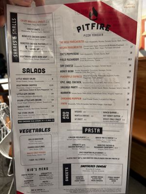 Menu photo 1 Pitfire Pizza Woodland Hills, CA