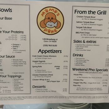 Momo’s Poke - Menu - Poke Near Me - Chico, California Momo’s Poke - Menu - Poke Near Me - Chico, California