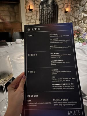 Menu photo 7 Ariete Miami, FL