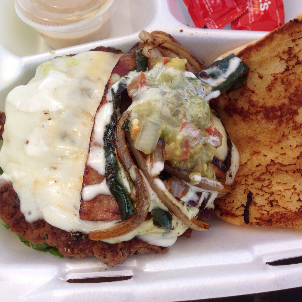 The Open Table-Outdoor Eatery - Poblano burger - Mexican Near Me - Henrietta, Texas The Open Table-Outdoor Eatery - Poblano burger - Mexican Near Me - Henrietta, Texas