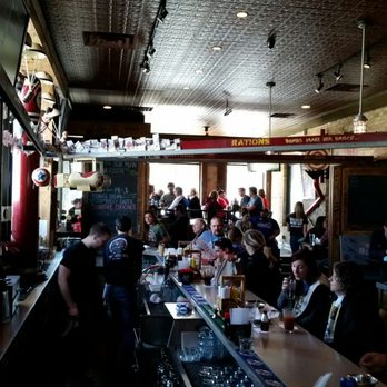 AJ Bombers - The ceiling showing the bomber delivery - Burgers Near Me - Milwaukee, Wisconsin