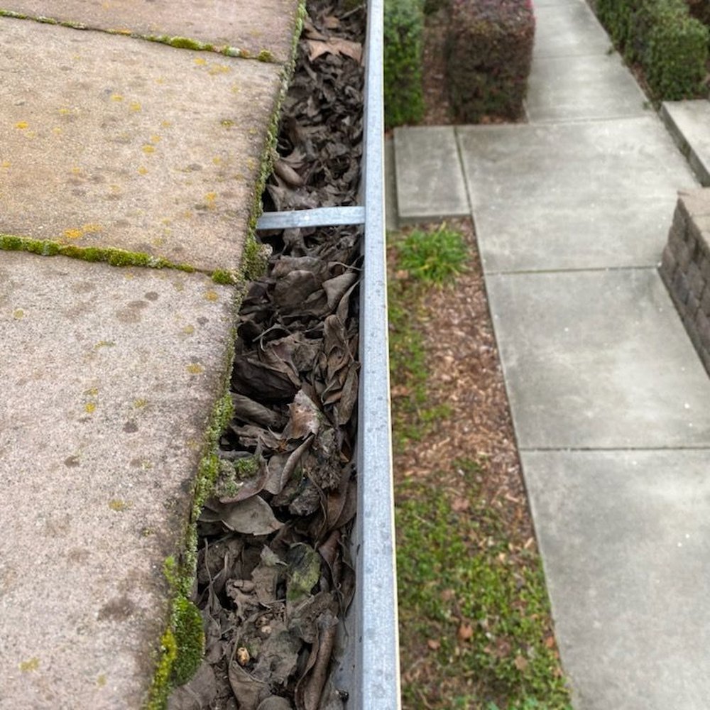 Gilbert The Gutter Guy - Before Gilbert cleaned my gutters. - Gutter Services Near Me