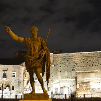 Foro di Augusto - Augustus in front of the Forum of Augustus - Landmarks & Historical Buildings Near Me - Rome, RM