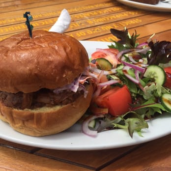Cafe Bones - Pulled beef, mushrooms, coleslaw, aioli roll and salad - Restaurants Near Me - Broadway, NSW