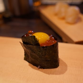 KUU Restaurant - Ikura with an added Quail Egg. - Japanese Near Me - Houston, Texas KUU Restaurant - Ikura with an added Quail Egg. - Japanese Near Me - Houston, Texas
