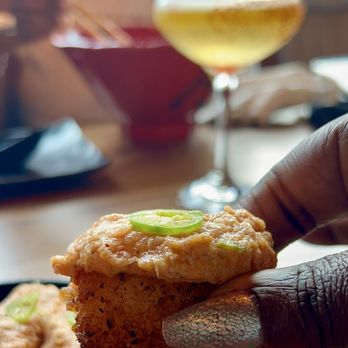 Jinya Ramen Bar - Crispy rice with Spicy tuna - Ramen Near Me - Charleston, South Carolina Jinya Ramen Bar - Crispy rice with Spicy tuna - Ramen Near Me - Charleston, South Carolina