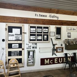 Meg's Place - Meg's place Ft Thomas history wall