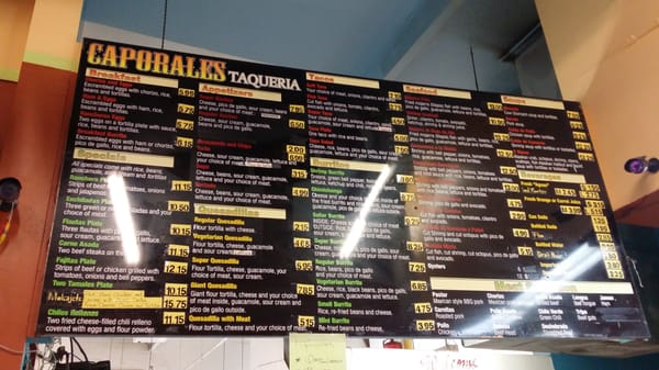 Menu photo 4 Taqueria Los Caporales Livermore, CA Menu photo 4 Taqueria Los Caporales Livermore, CA