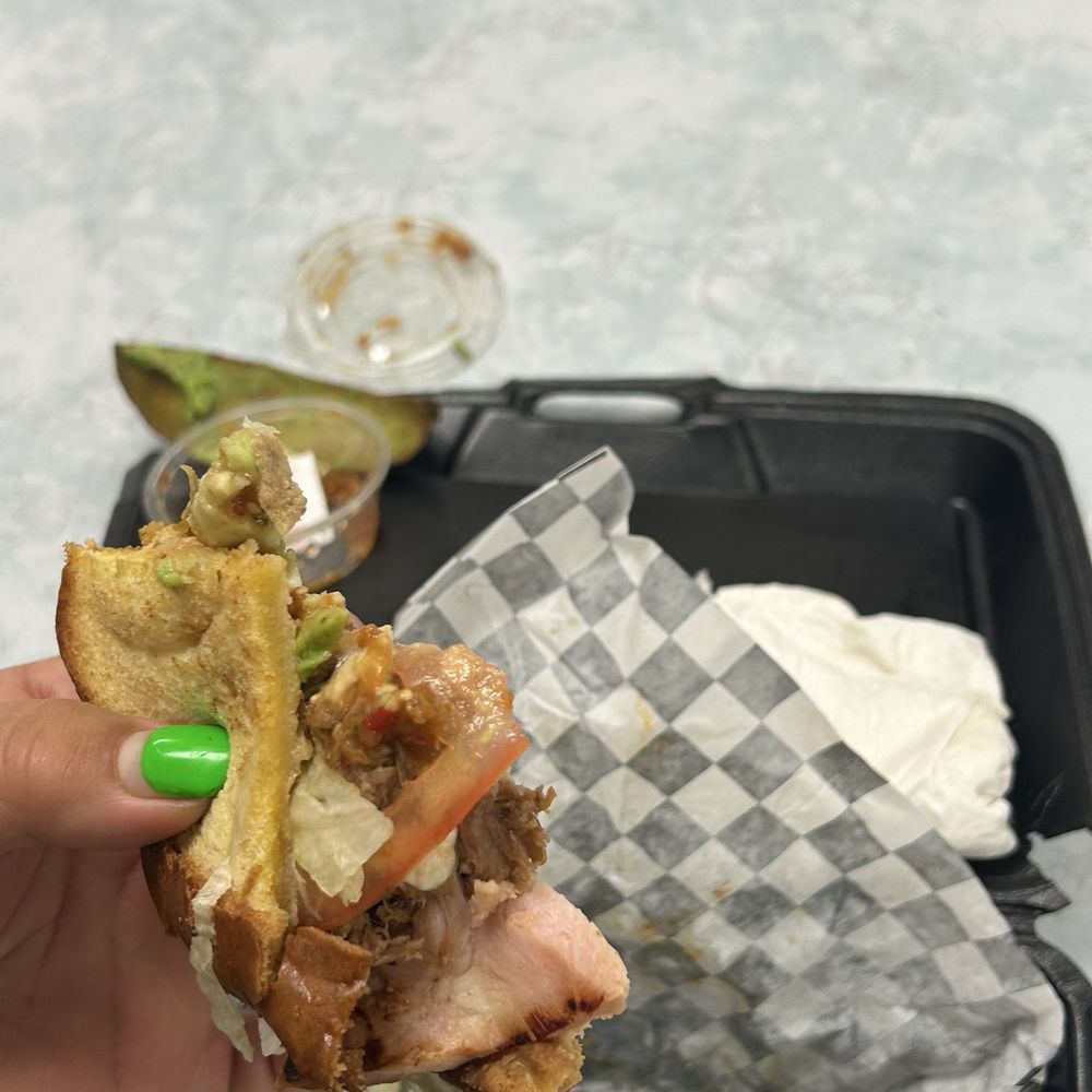 Cocina Express - Torta cubana that should contain a telera bread - Mexican Near Me - Hazard, California Cocina Express - Torta cubana that should contain a telera bread - Mexican Near Me - Hazard, California