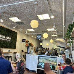 Taqueria Paloma - The counter of the restaurant.