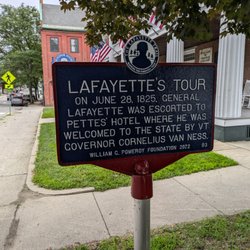 Lafayette's Tour Historical Marker - Lafayette's Tour Historical Marker, Windsor