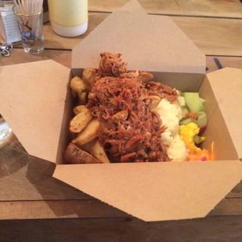 My Meat Wagon - Meat in a Box- pork, mash and fries. €10 at lunch time! - Barbeque Near Me - Smithfield, D