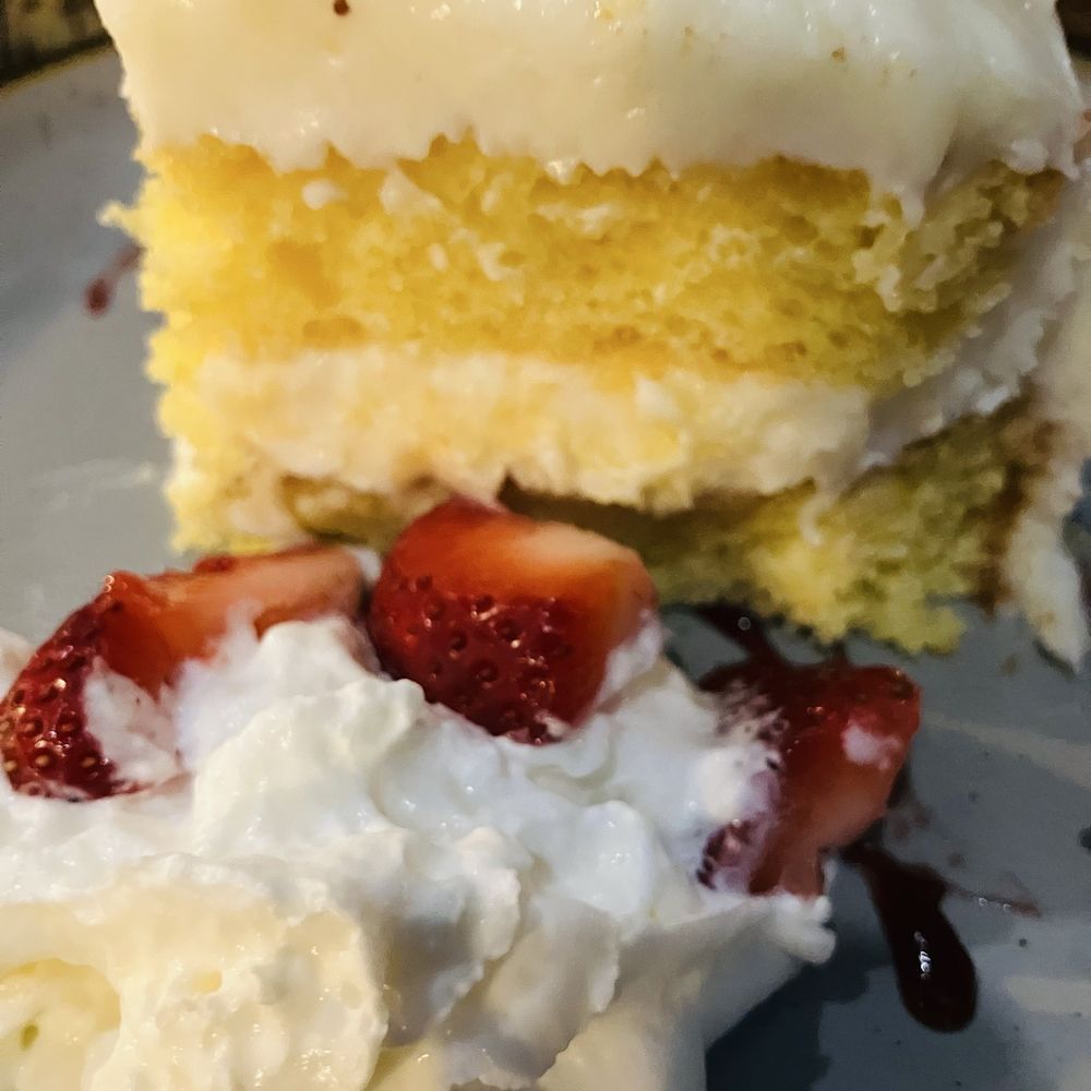 Sundae Cafe - Lemon cake with lemon curd frosting... - Seafood Near Me - Tybee Island, Georgia Sundae Cafe - Lemon cake with lemon curd frosting... - Seafood Near Me - Tybee Island, Georgia