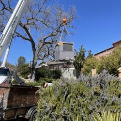 Bob's Crane Service - This is the job we had for him