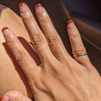 Z Nails - Dip by Michael. I love the colors and the tips came out perfect!! - Nail Salons Near Me - Laguna Hills, California Z Nails - Dip by Michael. I love the colors and the tips came out perfect!! - Nail Salons Near Me - Laguna Hills, California