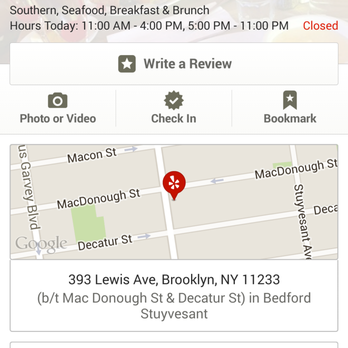 Peaches - Its says closer at 4pm... does it not - Southern Near Me - Brooklyn, New York Peaches - Its says closer at 4pm... does it not - Southern Near Me - Brooklyn, New York