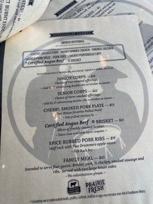 Menu photo 6 Two Drummers Smokehouse Toano, VA