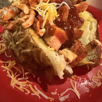Uncle Mike's BBQ & Grill - Stuffed baked potato with bbq chicken - Barbeque Near Me - Miles City, Montana Uncle Mike's BBQ & Grill - Stuffed baked potato with bbq chicken - Barbeque Near Me - Miles City, Montana