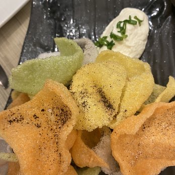 PAI Honolulu - Shrimp chips $8 - New American Near Me - Honolulu, Hawaii
