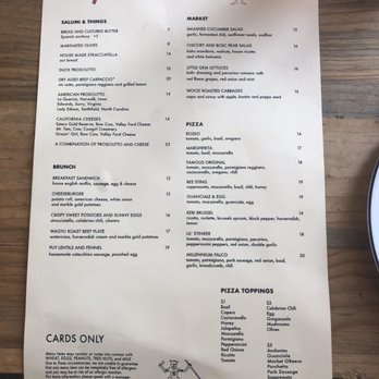 Roberta's - sunday brunch menu - Pizza Near Me - Culver City, California