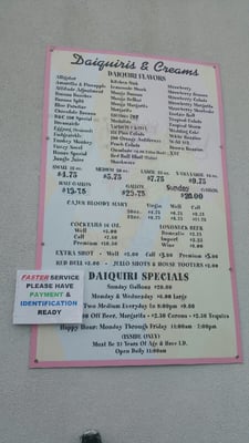 Menu photo 2 Daiquiris & Creams Covington, LA Menu photo 2 Daiquiris & Creams Covington, LA