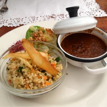 Kimpira - Plato del día: ceviche de azukis, pastel de maíz y hojas templadas. - Vegetarian Near Me - Valencia, V