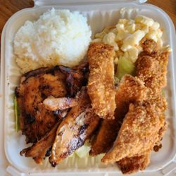 Ono Hawaiian BBQ - Chicken Combo plate