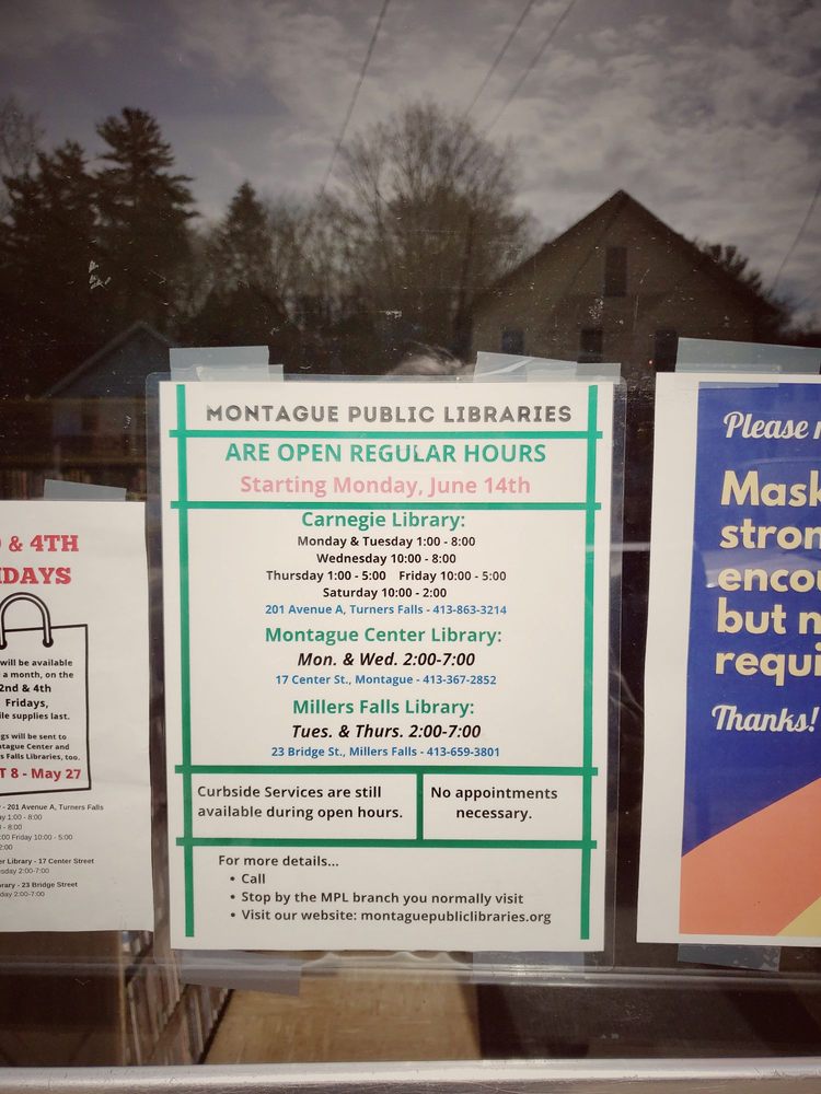 MILLERS FALLS LIBRARY 11 Bridge St, Turners Falls, Massachusetts