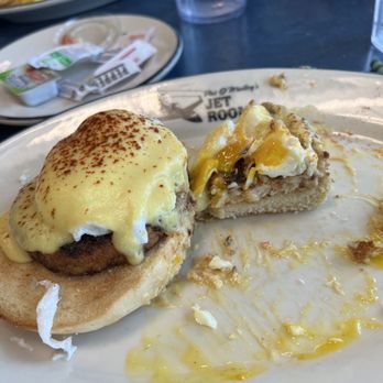 Jet Room Restaurant - Crab cake benedict - Diners Near Me - Madison, Wisconsin