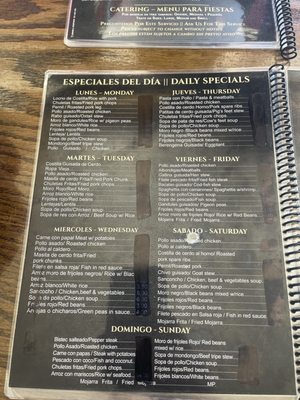 Menu photo 3 Juana & Gloria Union City, NJ