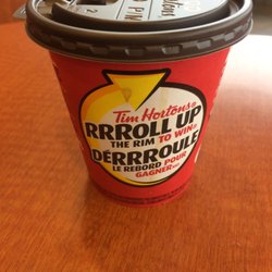 Tim Hortons - Never ever winning cup