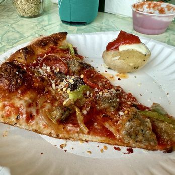 Northeast Pizza - NE Supreme pizza slice - Pizza Near Me - Kansas City, Missouri Northeast Pizza - NE Supreme pizza slice - Pizza Near Me - Kansas City, Missouri