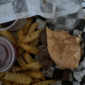 Side Car Cafe - Good seasoning on the fries tasty French Dip Sandwich - American Near Me - Memphis, Tennessee