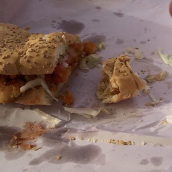 Zimmer's Seafood - Fried shrimp poboy, and the other half is almost gone - Seafood Near Me - New Orleans, Louisiana Zimmer's Seafood - Fried shrimp poboy, and the other half is almost gone - Seafood Near Me - New Orleans, Louisiana