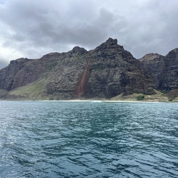 Holoholo Charters - Dry waterfall - Boating Near Me - Eleele, Hawaii