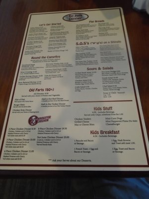 Menu photo 1 Not Justa Cafe New Richmond, WI Menu photo 1 Not Justa Cafe New Richmond, WI
