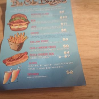 Blue Collar Burger - Menu - Burgers Near Me - Plant City, Florida Blue Collar Burger - Menu - Burgers Near Me - Plant City, Florida