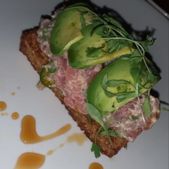 Ysabel - Tuna tartare on rice cake - New American Near Me - West Hollywood, California