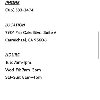 Fast Cat Coffee - Phone, address and hours - Coffee & Tea Near Me - Carmichael, California