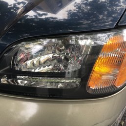 Headlight restoration 2000 Subaru - no before pic but trust me, it was bad. ;)