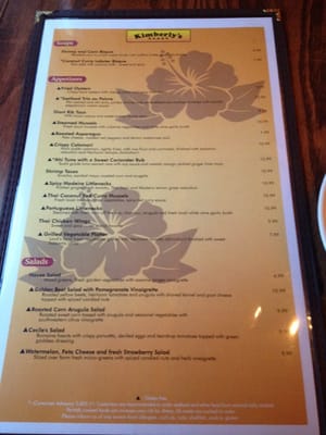 Menu photo 7 Kimberly's Block Island, RI