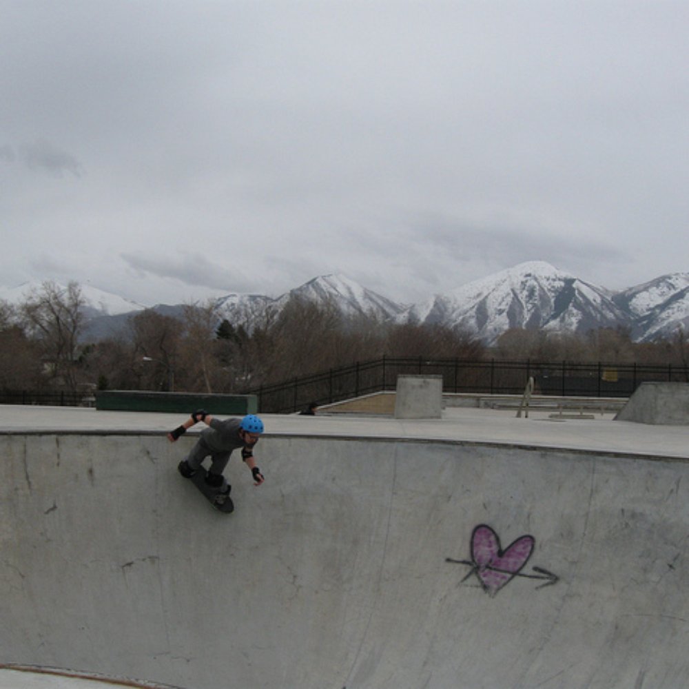 Payson Skate Park - Winter comes late and ends early in Utah, but you'll still want a broom to clean out what's left behind. - Skate Parks Near Me - Payson, Utah