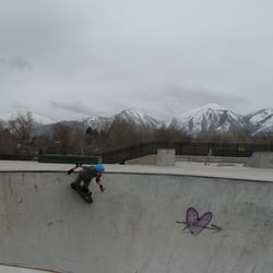 Payson Skate Park - Winter comes late and ends early in Utah, but you'll still want a broom to clean out what's left behind.