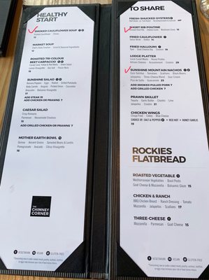 Menu photo 2 The Chimney Corner Fireside Dining Edgewater, AB