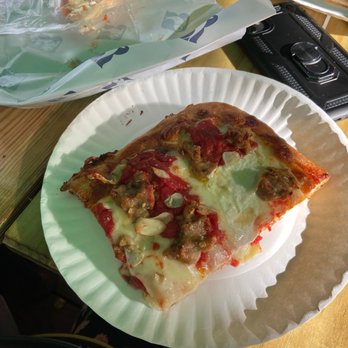 Scarr's Pizza - Spicy Italian Sausage - Pizza Near Me - New York, New York Scarr's Pizza - Spicy Italian Sausage - Pizza Near Me - New York, New York