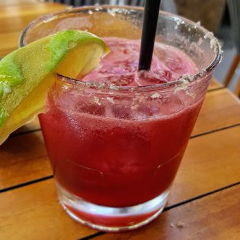 Corner Restaurant - Jalapeno Hibiscus margarita - Bars Near Me - Austin, Texas