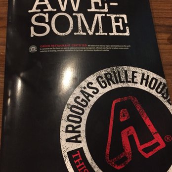 Arooga's - a book with a logo on it - American Near Me - Harrisburg, Pennsylvania Arooga's - a book with a logo on it - American Near Me - Harrisburg, Pennsylvania