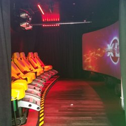 Simulator that seats eight.
