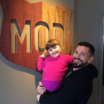 MOD Pizza - Manager Sal with my very happy granddaughter Vanessa! Her sticker is stuck on the wall just like the smile is stuck on her face. - Pizza Near Me - Willow Grove, Pennsylvania MOD Pizza - Manager Sal with my very happy granddaughter Vanessa! Her sticker is stuck on the wall just like the smile is stuck on her face. - Pizza Near Me - Willow Grove, Pennsylvania
